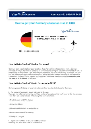 How to get your Germany education visa in 2023