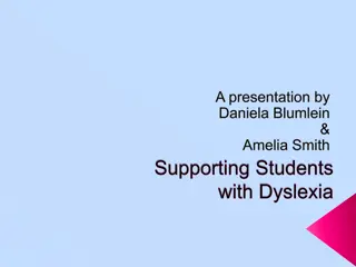 Supporting Students with Dyslexia: Understanding and Accommodations