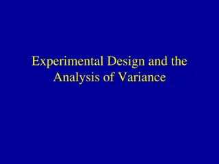 Analysis of Variance Methods