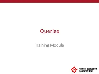 Understanding Data Entry and Queries in Clinical Studies