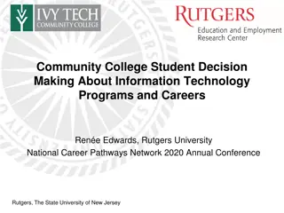 Community College IT Programs and Decision Making