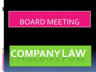 Convening Board Meetings: Legal Procedures & Requirements