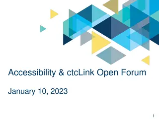 January 10, 2023 Accessibility Updates