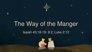 New Beginnings and Hope Found in the Manger
