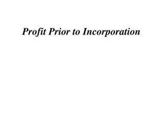 Understanding Pre and Post Incorporation Periods