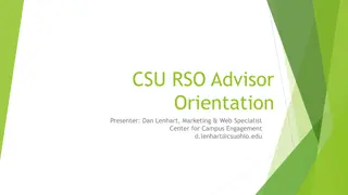 CSU RSO Advisor Expectations and Reporting Duties