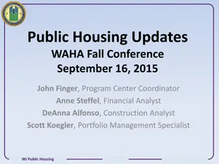 WI Public Housing Updates and Regulations