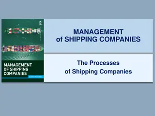 Shipping Company Management Processes