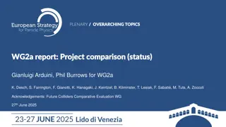 Future Colliders Comparative Evaluation Summary