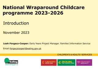 National Wraparound Childcare programme 2023-2026
