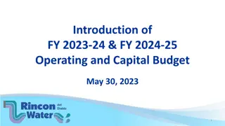 Potable Water Fund Financial Overview