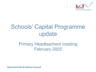 Schools’ Capital Programme update