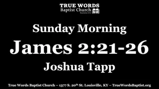 Abraham's Justification by Works