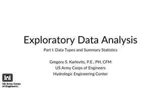 Understanding Data Types and Summary Statistics in Exploratory Data Analysis
