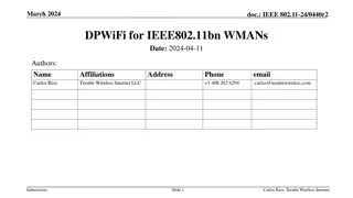 Revolutionary DPWiFi Technology for WMANs