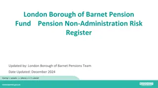 Barnet Pension Fund Risk Registers Update