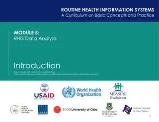 RHIS Module 5: Data Analysis Essentials