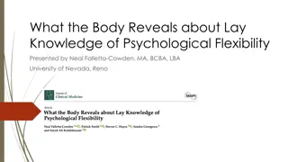 Embodied Knowledge of Psychological Flexibility