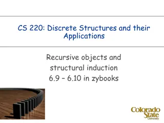 Recursive Objects and Sets in Discrete Mathematics