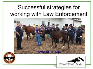 Strategies for Equine Neglect & Law Enforcement Support