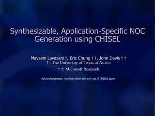 Customizable Application-Specific NOC Generation