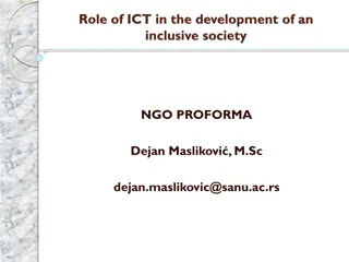Role of ICT in Inclusive Society Development