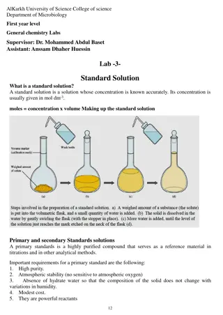 Understanding Standard Solutions in Chemistry
