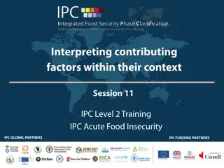 Understanding Contributing Factors in IPC Analytical Framework