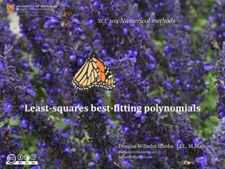 Best-fitting Polynomials Using Least Squares