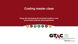 Excel-based Models for Costing Government Policies