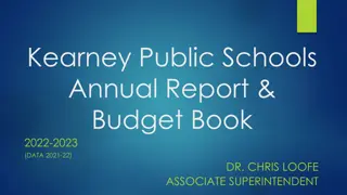 Kearney Public Schools Annual Report & Budget Book