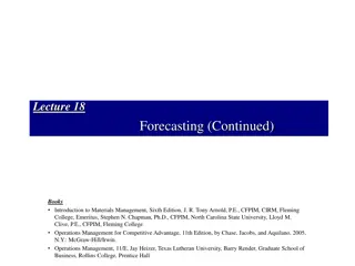 Understanding Forecasting Measures and Techniques