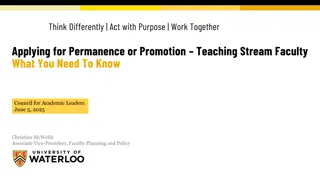 Faculty Promotion and Tenure Guidelines