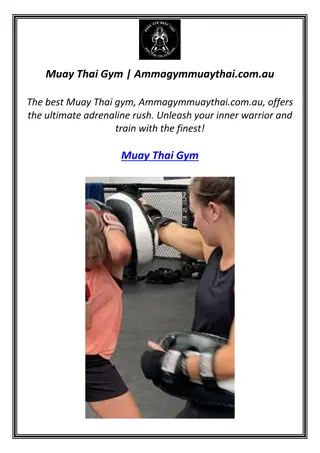 Muay Thai Gym | Ammagymmuaythai.com.au