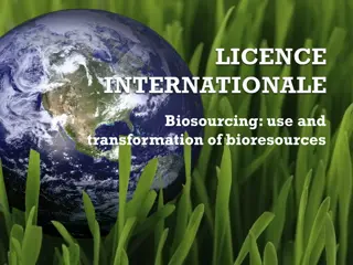 Transformation of Bioresources: Sustainable Innovations