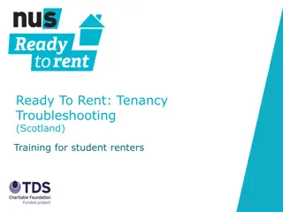 Student Renting Rights Workshop in Scotland