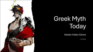 Modern Retellings of Greek Mythology in Video Games