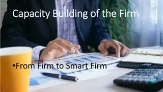 Capacity Building of the Firm