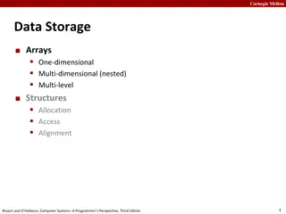Carnegie Mellon Array Data Structures