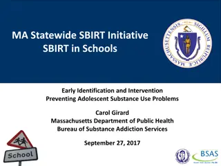 Early Identification for Adolescent Substance Use Problems