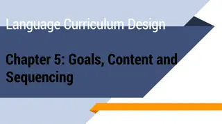 Effective Language Curriculum Design