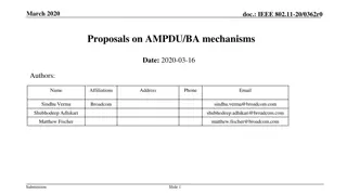 Enhancing AMPDU/BA Mechanisms for IEEE 802.11