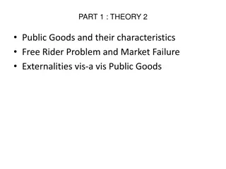 Understanding Public Goods, Externalities, and Market Failures