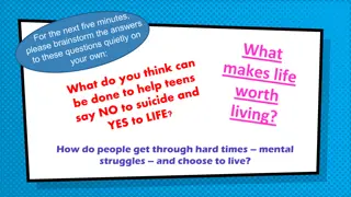Choosing Life Amid Mental Challenges