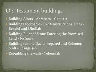 Ancient Testament Buildings and Foundations