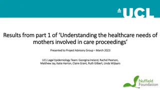 Understanding Mental Health Burden Among Mothers in Care Proceedings