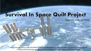 Space Quilt Project for Astronaut Survival Skills