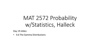 Gamma Distribution Example and Applications