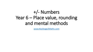 Place Value, Rounding, and Mental Methods for Year 6 Students