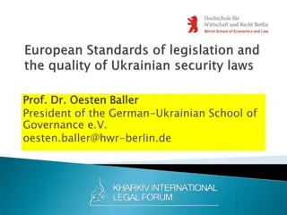 Principle of Proportionality and Legal Certainty in Governance